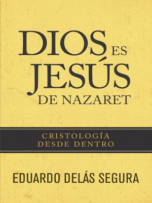 cover image of Dios es Jesús de Nazaret